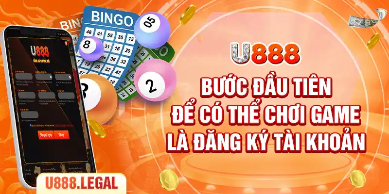 Bước đầu tiên để có thể chơi game là đăng ký tài khoản